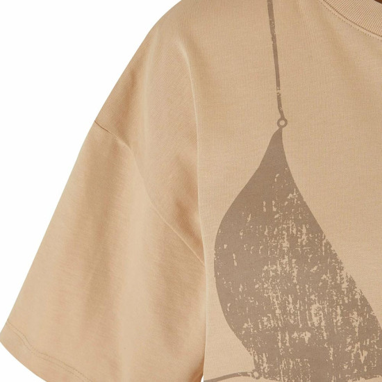 Karl Kani Γυναικεία κοντομάνικη μπλούζα Woven Signature Bikini Print Crop Tee